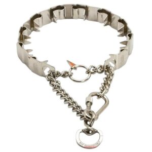 קולר דוקרנים NECK TECH מנירוסטה לכלב