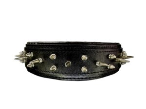 קולר יוקרתי מעור עובי 6 סמ