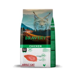 BRAVERY - לחתול בוגר - עוף