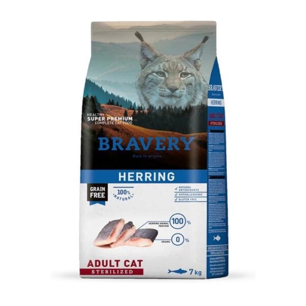 BRAVERY - לחתול בוגר סטרילייזד  - HERRING