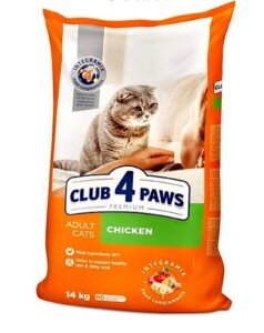 CLUB 4 PAWS - לחתול בוגר - עוף - 14 קג