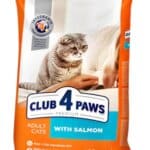 CLUB 4 PAWS – לחתול בוגר -סלמון – 14 קג