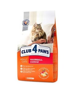 CLUB 4 PAWS - לחתול בוגר - בקרת כדור שיער