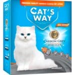 CATS WAY – חול מתגבש לחתול קטס וויט עם פחם אפור – 10 ליטר