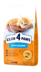 CLUB 4 PAWS - לחתול גור - סלמון- 5 קג