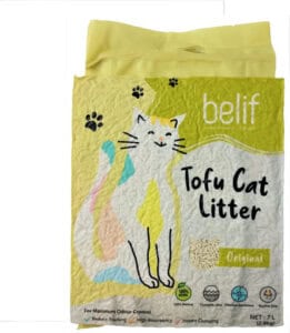 BELIF - חול טופו אקולוגי מתגבש לחתול ניחוח טבעי