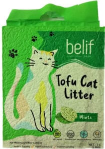 BELIF - חול טופו אקולוגי מתגבש לחתול ניחוח מנטה