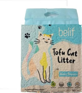 BELIF - חול טופו אקולוגי מתגבש לחתול ניחוח בייבי פאודר