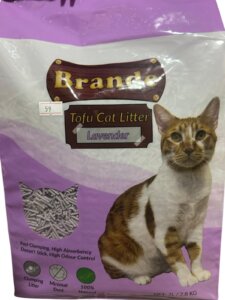 BRANDE - חול טופו אקולוגי מתגבש לחתול - לבנדר