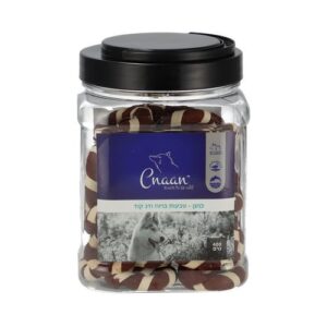 CNAAN - חטיף לכלב טבעות ברווז ודג קוד   - 400 גר