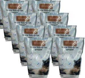 BRANDE - חול קריסטלי לחתול 3.5 ליטר - 8 שקיות