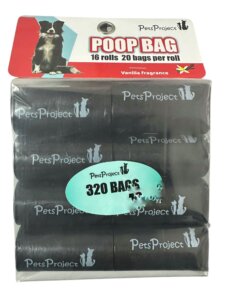 PP BAG - שקיות לאיסוף צרכים שחור