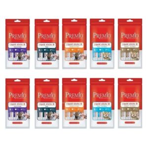 PREMIO - חטיפים שלוקים לחתולים - 10 אריזות