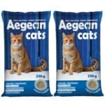AEGEAN – חול חתולים 20 קג + 20 ק"ג – 2 שקי חול
