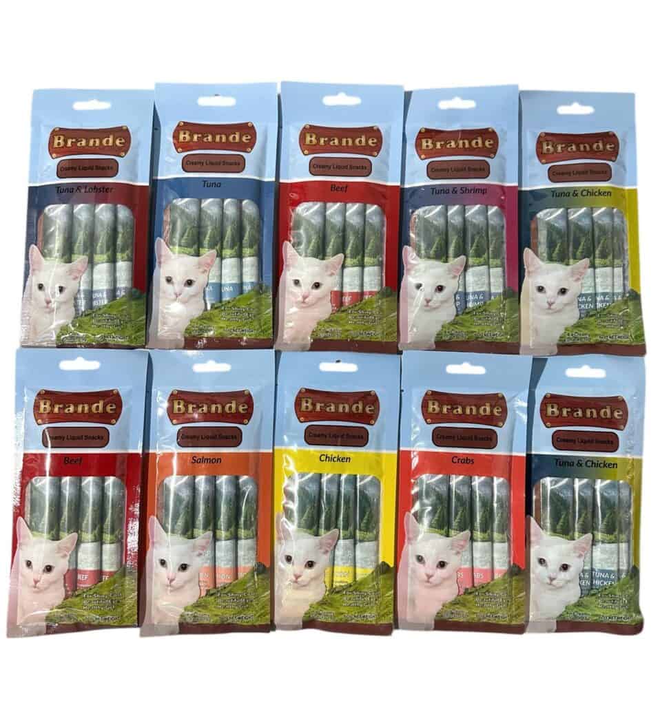 CREAMY – מעדן שלוקים לחתולים – 10 אריזות