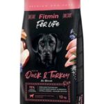 פיטמין פור לייף – לכלבים –  ברווז והודו – 12 קג