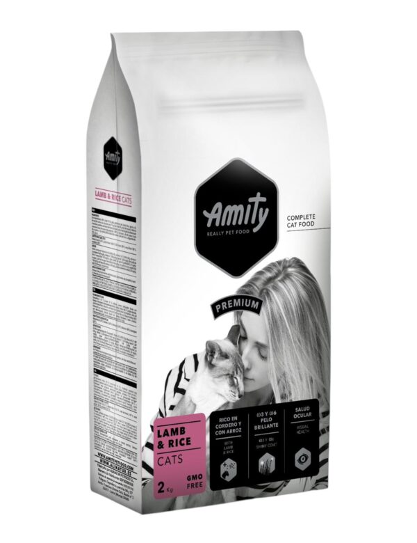 AMITY PREMIUM - לחתולים - כבש ואורז