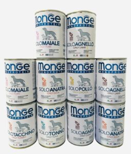 מונג’ מונופרוטאין פטה – מזון רטוב לכלבים - 10 יח