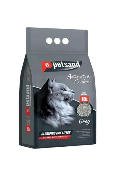 PETSLAND GRAY –  חול חתול עם פחם פעיל, 10 ל’