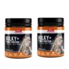 BULKY  + - אבקת חלבון לחיזוק השרירים לכלבים - 368 גרם + 368 גרם