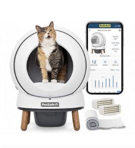 PetSafe Smart Spin - ארגז חול חכם לניקוי עצמי עם אפליקציה