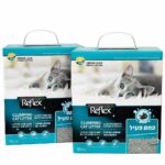 REFLEX – חול לחתולים עם פחם פעיל – 10 ליטר + 10 ליטר