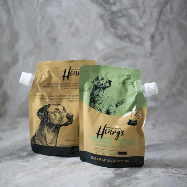 Henry’s ציר בקר טבעי לכלבים – 300 מ״ל