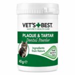 Vet’s Best Plaque & Tartar Dental Powder – אבקה לטיפוח השיניים לחתולים (45 גרם)