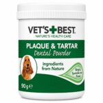 Vet’s Best Plaque & Tartar Dental Powder – אבקה לטיפוח השיניים לכלבים (90 גרם)