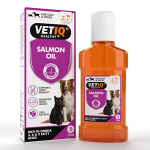 VETIQ Healthy+ שמן סלמון טבעי לכלבים וחתולים – 515 מ”ל